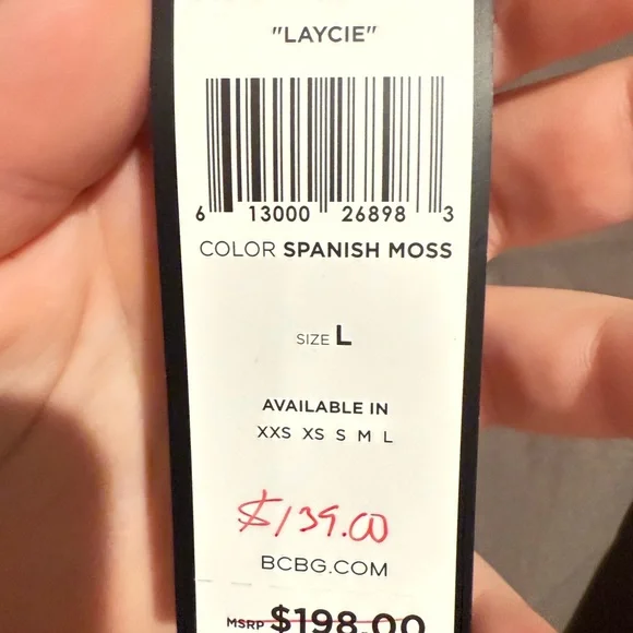 BCBG Laycie blouse. NWT - Picture 6 of 9